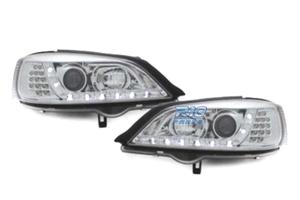 FARI OPEL ASTRA G 97-04 LUCE DIURNA FONDO CROMATO