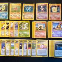 Pokemon set base semi completo ITA holo rare