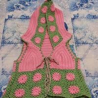 canotta fatto a mano a uncinetto 