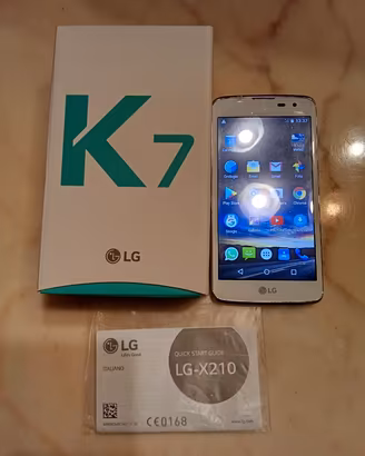 LG 7 smartphone bianco 