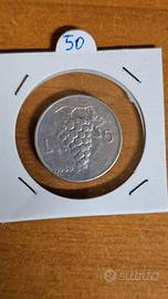 MONETA REPUBBLICA ITALIANA 5 LIRE UVA 1950 RARA