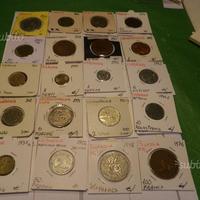 Monete in oblo e in raccoglitori di tutto il mondo