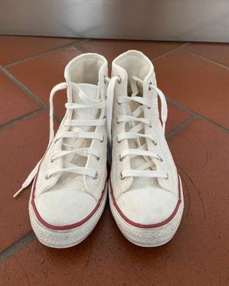 All star bambina n.33 bianco sangallo