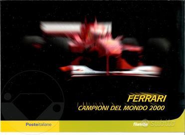 2001 FOLDER n.2 FERRARI CAMPIONE del MONDO