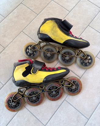 Pattini in linea per pattinaggio roller corsa