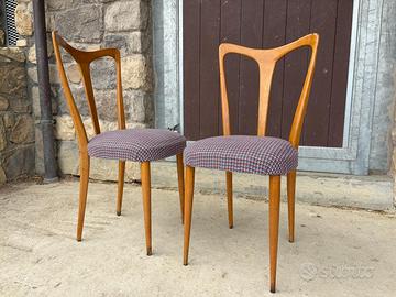 coppia sedie anni 1950