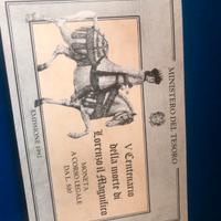 Moneta d’argento da 15 gr con folder