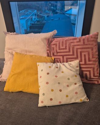 Set cuscini decorativi e federe