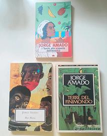 Set tre libri Jorge Amado