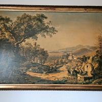 Impressionante Quadro "Veduta della Cava"