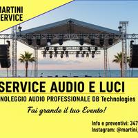 Martini service noleggio audio-luci professionale