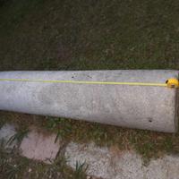 Rullo agricolo in granito antico