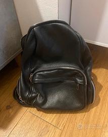 Zainetto vera pelle nero