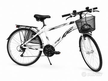Bicicletta City Bike Donna Bianca 28”