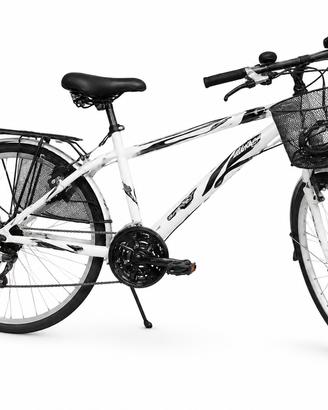 Bicicletta City Bike Donna Bianca 28”