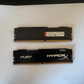 RAM DDR4 16GB 2x8 Kingston HyperX Fury PC fisso