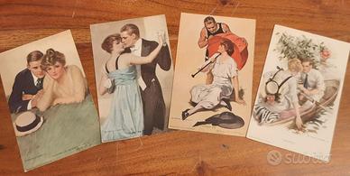 Ogg Vintage Cartoline Romantiche primi 900