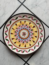 Piatto dipinto a mano Deruta