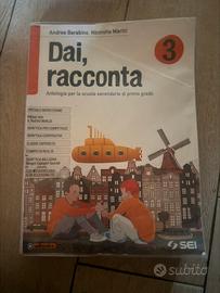 Libro dai racconta di 3 antologia + il novecento