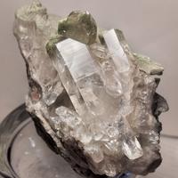 Cluster di cristalli di Quarzo con Clorite