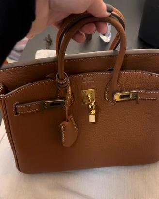 Borsa Hermès Birkin 25 Gold