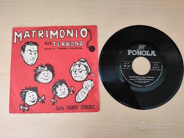 Disco vinile 45 giri funzionante, Franco Trincale
