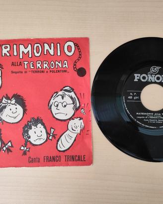 Disco vinile 45 giri funzionante, Franco Trincale