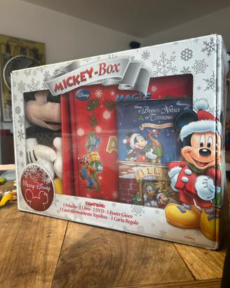Walt Disney Mickey Box Merry Christmas Natale NOS