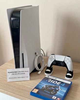 Ps5 1TB + Joypad + Ride4
