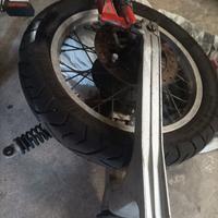 ruota sospensioni e trasmissione Guzzi v 35 TT
