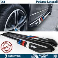 PEDANE LATERALI per BMW X3 in Alluminio M Sport