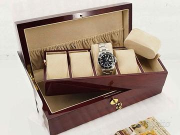 Portaorologi in Legno di Rose DELUXE porta Orologi