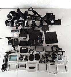GoPro HERO3 Silver + telecomando + kit accessori