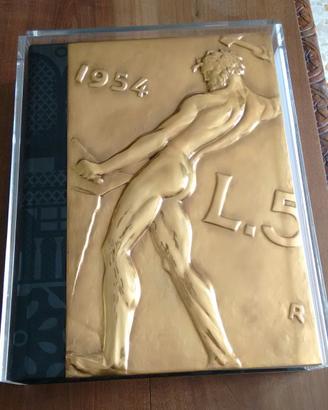 LA LIRA SIAMO NOI 50 LIRE ORO 1954 Editalia