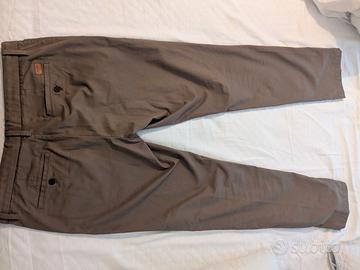 Pantaloni chino Timberland W36 L34 marrone/tortora