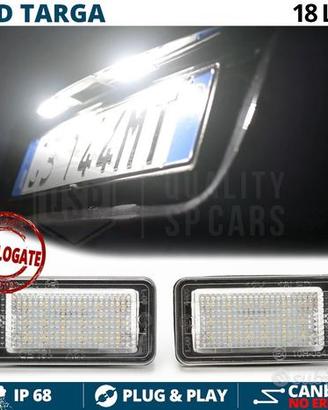 Placche targa LED canbus Audi A3 A4 A5 A6 A8 Q7