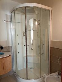 Box doccia idromassaggio angolare 90x90