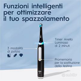 Spazzolino elettrico ricaricabile con testina dent