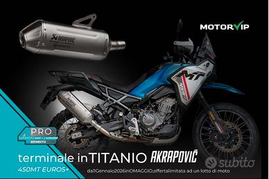 CFMOTO 450MT terminale Akrapovic in omaggio