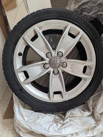 cerchi originali Audi da 17 con gomme invernali