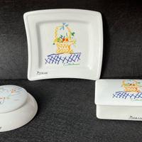 3 pz. Porcellana Tognana collez. Picasso 2004