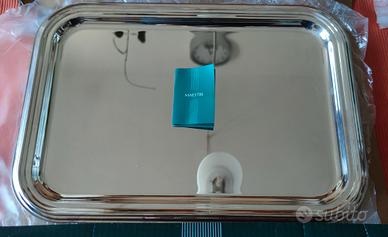 vassoio ottone silverplated Maestri Milano 