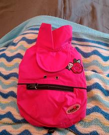 Impermeabile fucsia per cani di taglia piccola