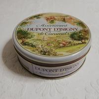 Contenitore Latta Dupont D'Isigny Vintage 