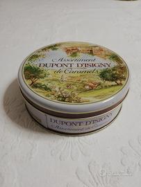 Contenitore Latta Dupont D'Isigny Vintage 
