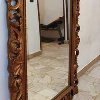 Specchio antico fiorentino legno dorato barocco