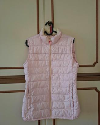 
Pale Pink Quilted Padded Gilet – Sleeveless 
Vest