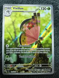 Carte Pokémon (Vivillon illustrazione rara)