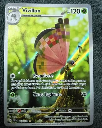 Carte Pokémon (Vivillon illustrazione rara)