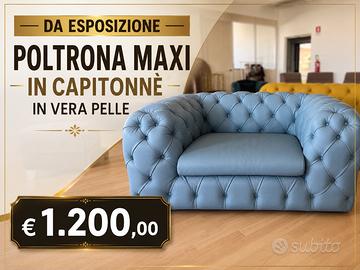 € 1200,00 poltrona maxi capitonne’ esposizione